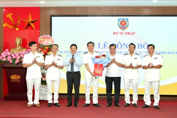 Thứ trưởng Mai Lương Khôi dự Lễ Công bố quyết định thành lập THADS TP Hải Phòng